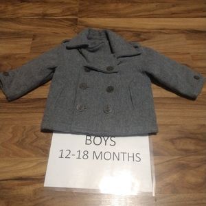 Boys Gap wool peacoat